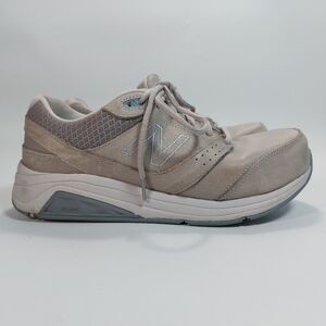 New Balance WW928GR2 Women’s Gray Leather Walking Shoes, Size 8